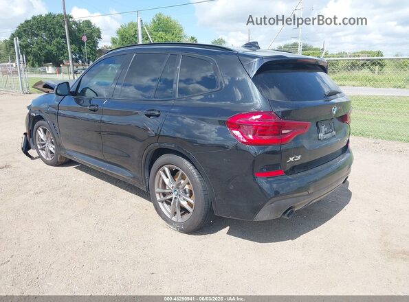 5UXTS1C03M9H14684 2021 BMW X3 Black Tył lewy