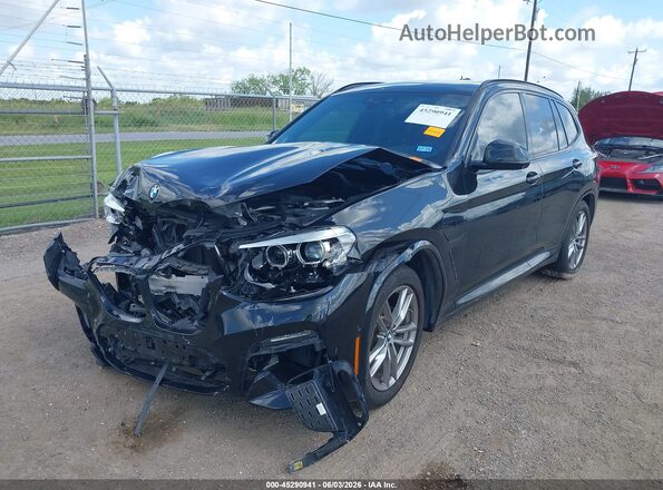 5UXTS1C03M9H14684 2021 BMW X3 Black Widok z przodu