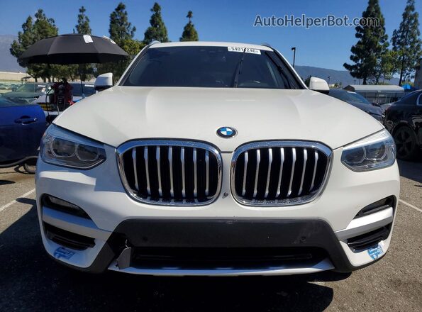 5UXTS1C04M9H04374 2021 BMW X3 Белый 