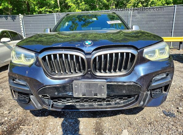 5UXTS3C50J0Y97109 2018 BMW X3 Blue Դիմացի տեսք