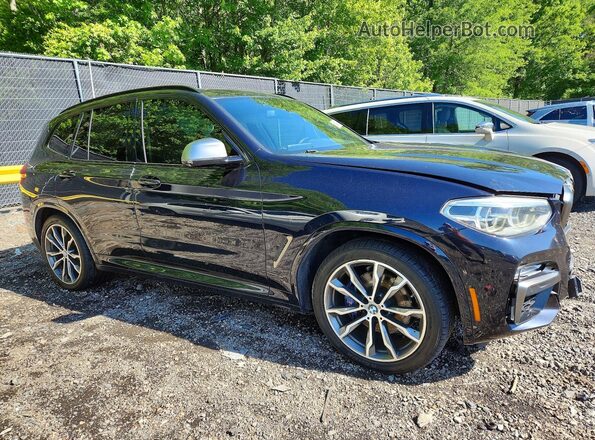 5UXTS3C50J0Y97109 2018 BMW X3 Blue Առջևի աջ
