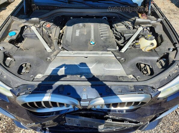 5UXTS3C50J0Y97109 2018 BMW X3 Blue Շարժիչի բաժամունքի տեսք