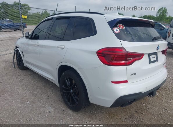 5UXTS3C50J0Z02096 2018 BMW X3 White Trasero izquierdo