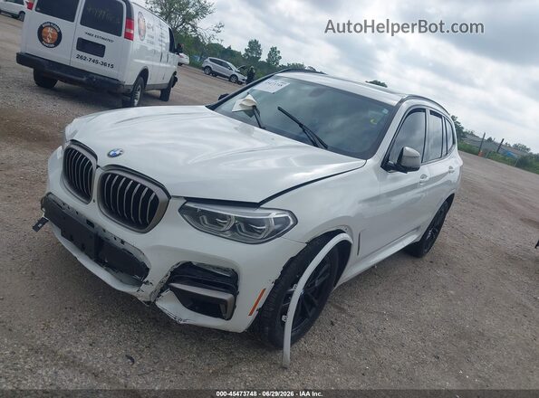 5UXTS3C50J0Z02096 2018 BMW X3 White Vista tres cuartos delantera izquierda