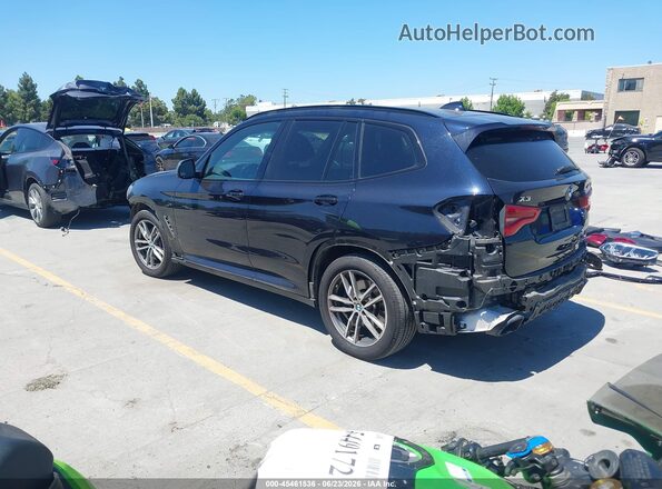 5UXTS3C52J0Y97726 2018 BMW X3 Черный Задняя левая четверть