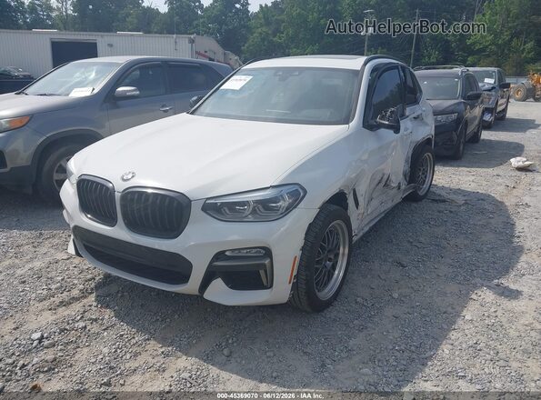 5UXTS3C53KLR72773 2019 BMW X3 White წინა მარცხენა ხედი სამი მეოთხედიდან