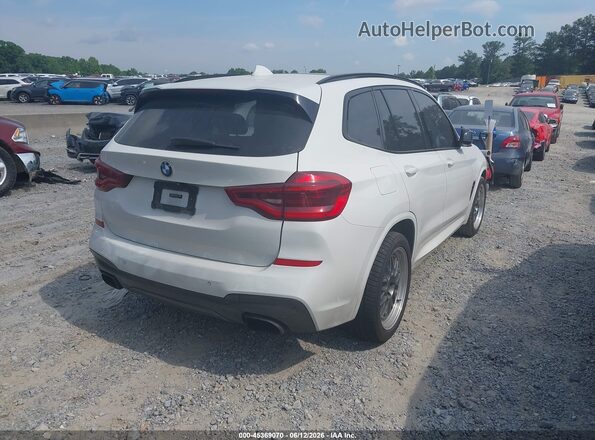 5UXTS3C53KLR72773 2019 BMW X3 White უკანა მარჯვენა