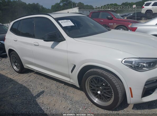 5UXTS3C53KLR72773 2019 BMW X3 White უკანა სალონის ხედი