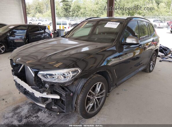 5UXTS3C54J0Y97663 2018 BMW X3 Black Vista tres cuartos delantera izquierda