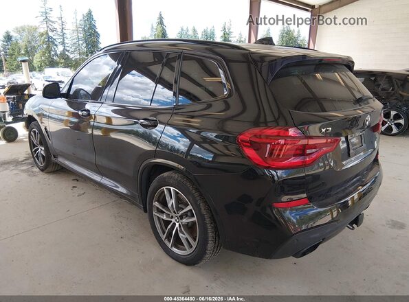 5UXTS3C54J0Y97663 2018 BMW X3 Black Trasero izquierdo