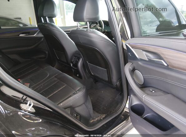 5UXTS3C54J0Y97663 2018 BMW X3 Black Vista de la etiqueta del VIN