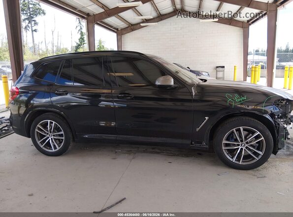 5UXTS3C54J0Y97663 2018 BMW X3 Black Vista interior de 360 grados