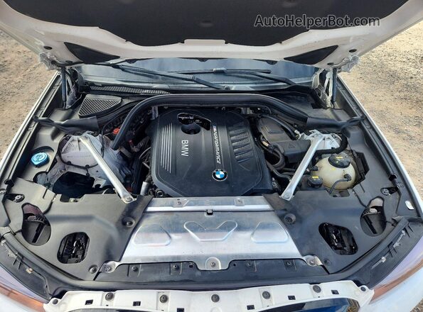 5UXTS3C54JLA45864 2018 BMW X3 White Engine compartment view