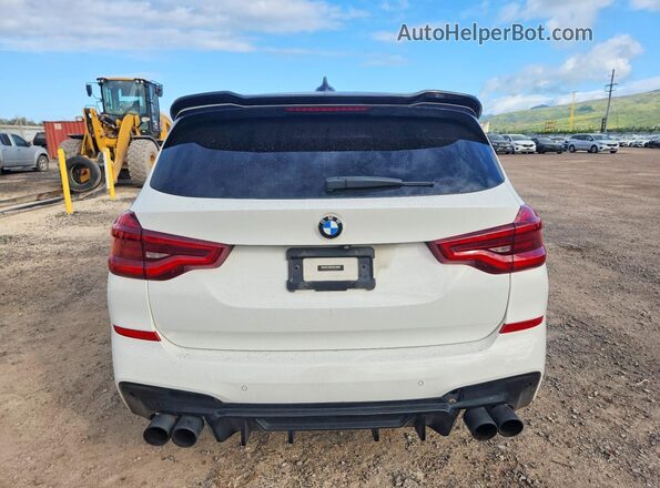 5UXTS3C54JLA45864 2018 BMW X3 White Rear view