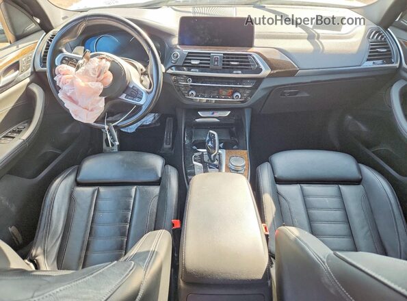 5UXTS3C55K0Z03150 2019 BMW X3 Серебряный Вид панели приборов