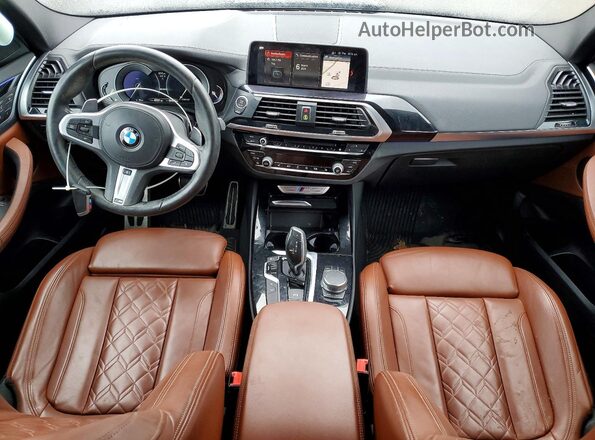 5UXTS3C55K0Z04153 2019 BMW X3 Black Widok deski rozdzielczej