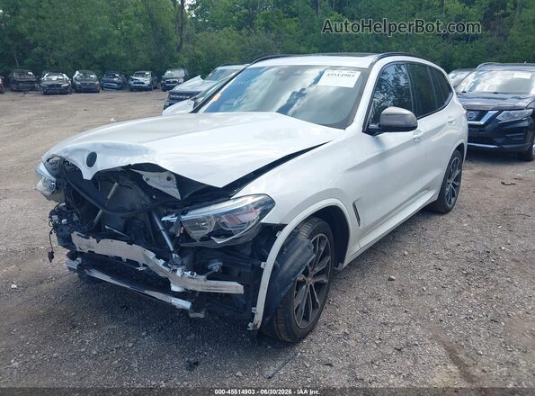 5UXTS3C55K0Z06839 2019 BMW X3 White Vista tres cuartos delantera izquierda