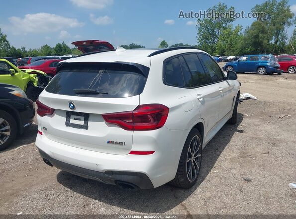 5UXTS3C55K0Z06839 2019 BMW X3 White Trasero derecho