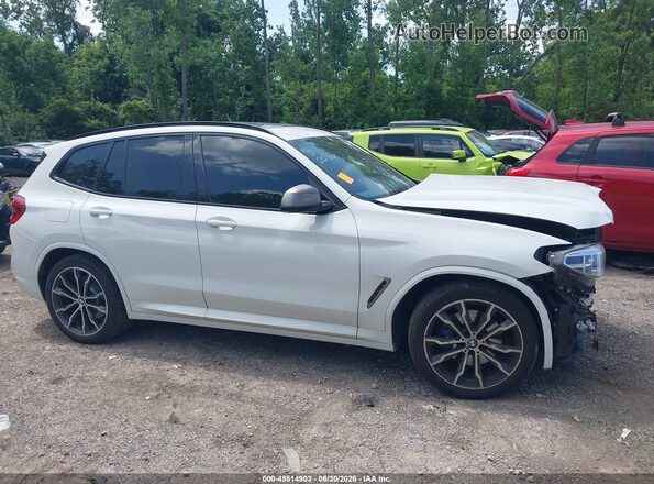 5UXTS3C55K0Z06839 2019 BMW X3 White Vista interior de 360 grados