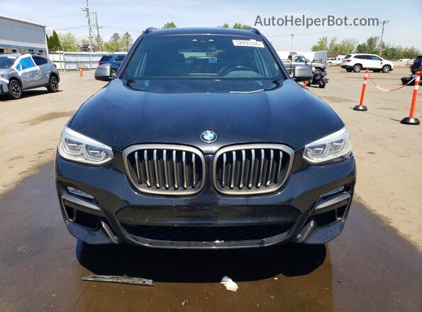 5UXTS3C58J0Y97486 2018 BMW X3 Black Front view
