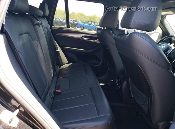 5UXTS3C58J0Y97486 2018 BMW X3 Black Rear seats view
