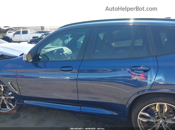 5UXTS3C58J0Z02413 2018 BMW X3 Blue 