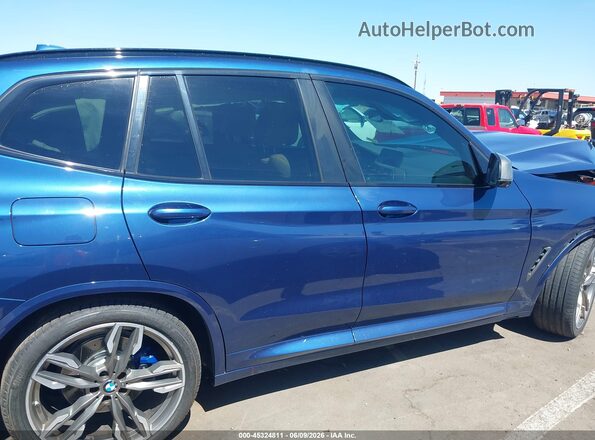 5UXTS3C58J0Z02413 2018 BMW X3 Blue 360 interior view