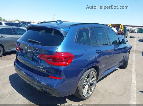 5UXTS3C58J0Z02413 2018 BMW X3 Blue Rear right