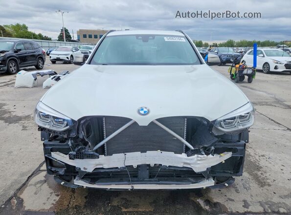 5UXTS3C5XJ0Z00226 2018 BMW X3 White Front view
