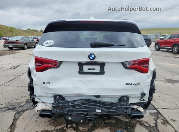 5UXTS3C5XJ0Z00226 2018 BMW X3 White Rear view