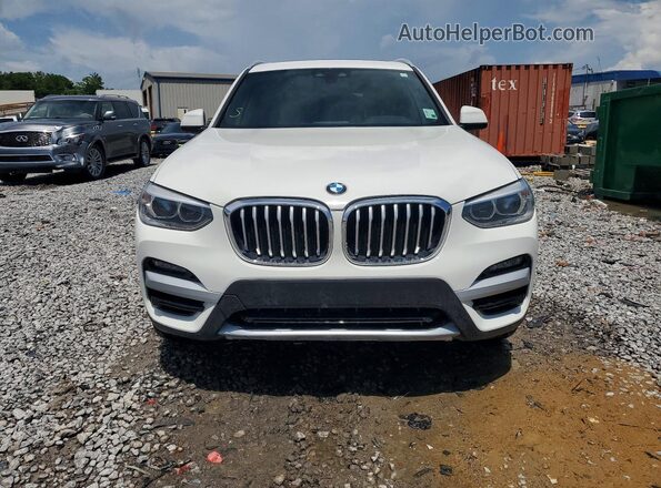 5UXTY3C00L9C69748 2020 BMW X3 White Դիմացի տեսք