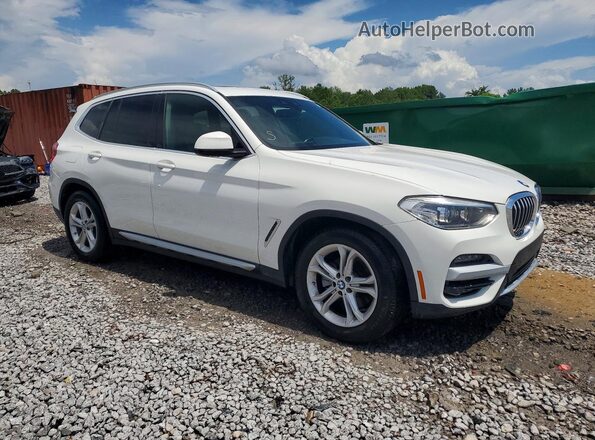 5UXTY3C00L9C69748 2020 BMW X3 White Առջևի աջ