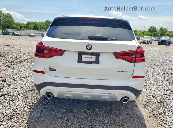 5UXTY3C00L9C69748 2020 BMW X3 White Հետևի տեսք
