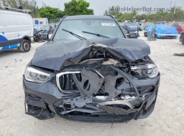 5UXTY3C00M9F31740 2021 BMW X3 Black 