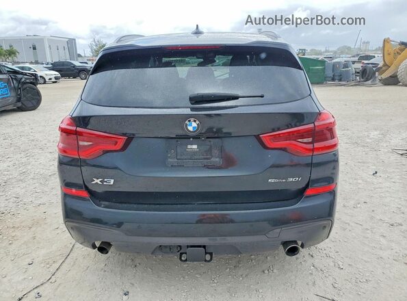 5UXTY3C00M9F31740 2021 BMW X3 Black 