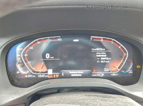 5UXTY3C00M9F31740 2021 BMW X3 Black 