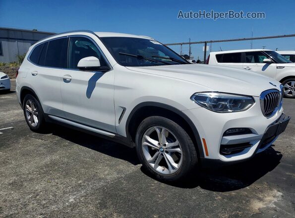 5UXTY3C00M9F79951 2021 BMW X3 White 