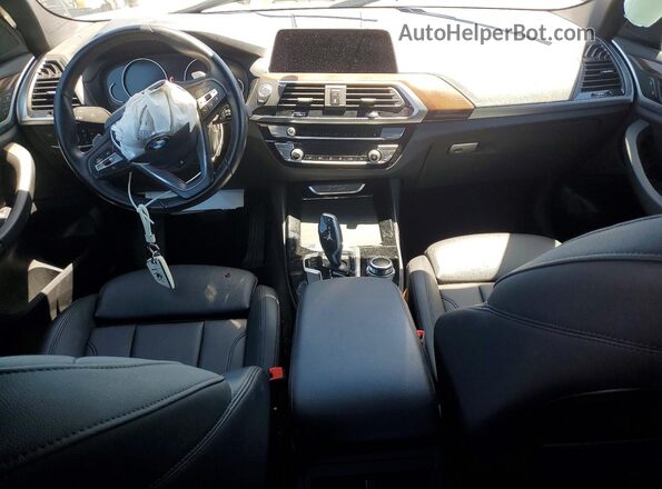 5UXTY3C00M9F79951 2021 BMW X3 White 