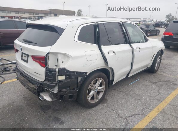 5UXTY3C00M9G04041 2021 BMW X3 White Задня права чверть