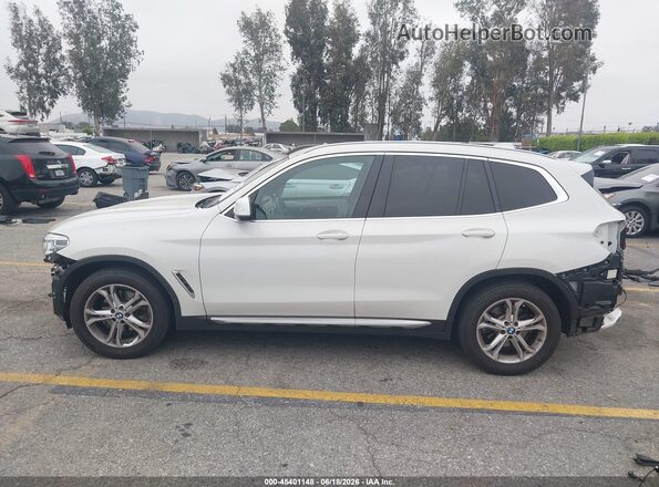 5UXTY3C00M9G04041 2021 BMW X3 White 