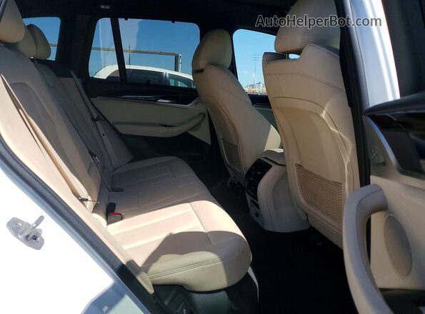 5UXTY3C00M9H83259 2021 BMW X3 White 