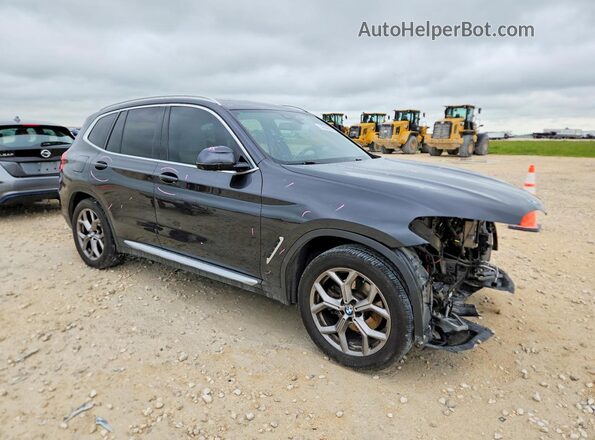 5UXTY3C01M9D87180 2021 BMW X3 Black 