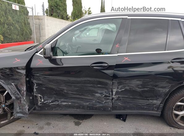 5UXTY3C02M9E37228 2021 BMW X3 Black Սալոնի 360 աստիճան տեսք