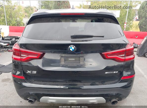 5UXTY3C02M9E37228 2021 BMW X3 Black 