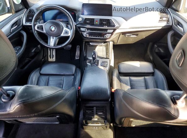 5UXTY3C03L9C16302 2020 BMW X3 Black 
