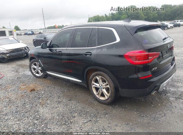 5UXTY3C03LLU71726 2020 BMW X3 Black უკანა მარცხენა