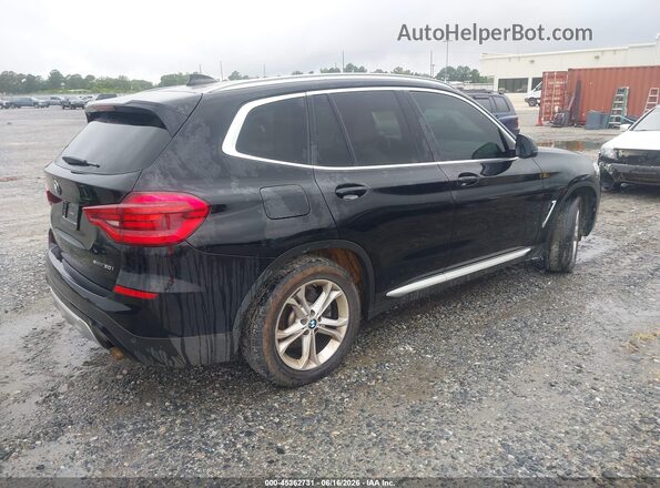 5UXTY3C03LLU71726 2020 BMW X3 Black უკანა მარჯვენა
