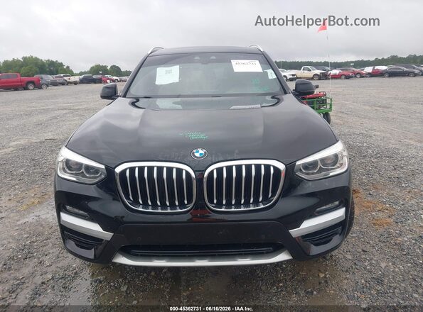 5UXTY3C03LLU71726 2020 BMW X3 Black ხელსაწყოთა პანელის ხედი