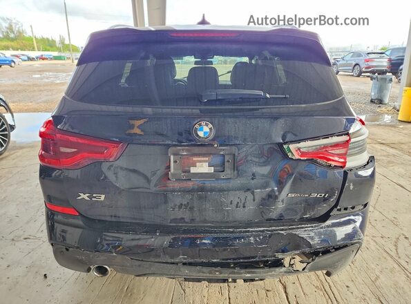 5UXTY3C03LLU72178 2020 BMW X3 Black 