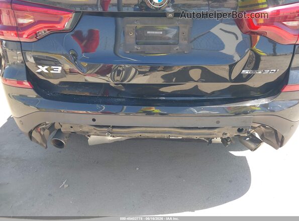 5UXTY3C03M9G70793 2021 BMW X3 Black Vista frontal